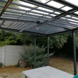 Aménagement de pergola avec fermeture loggia en PVC Rixheim